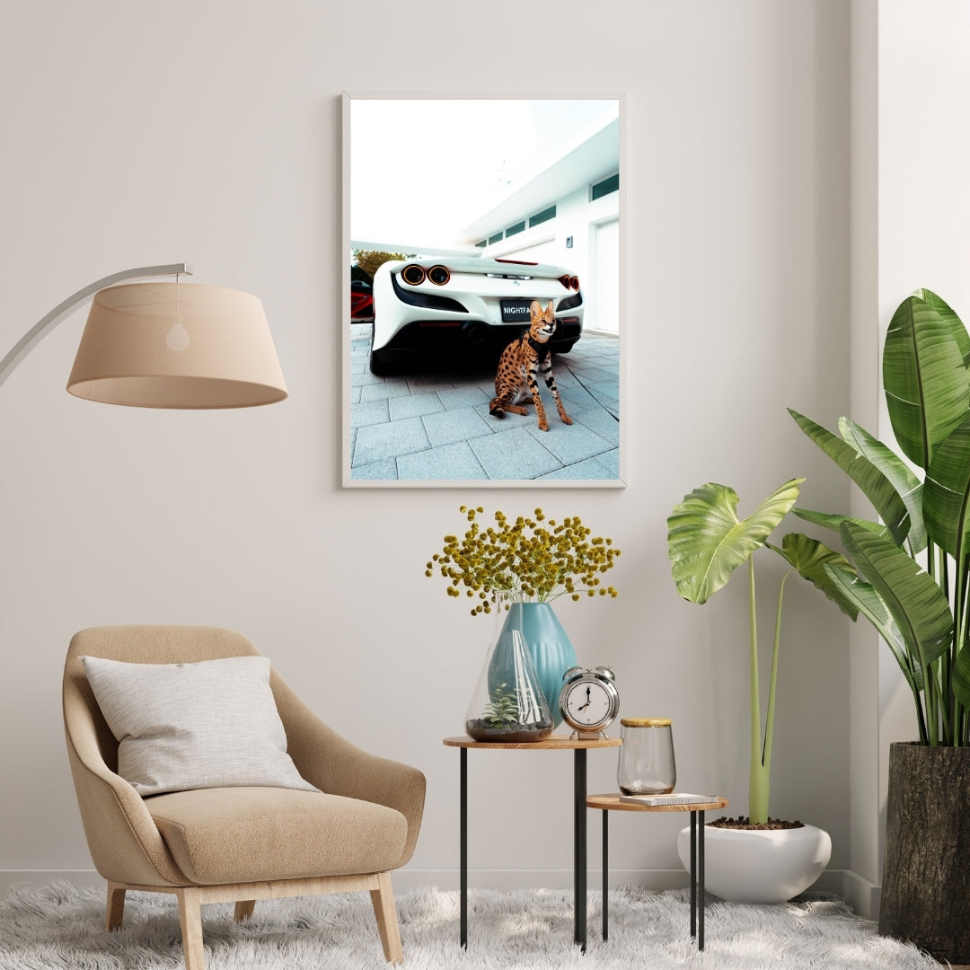 Ferrari F8 Poster