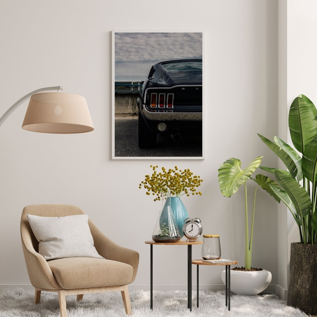 Vintage Ford Mustang Poster