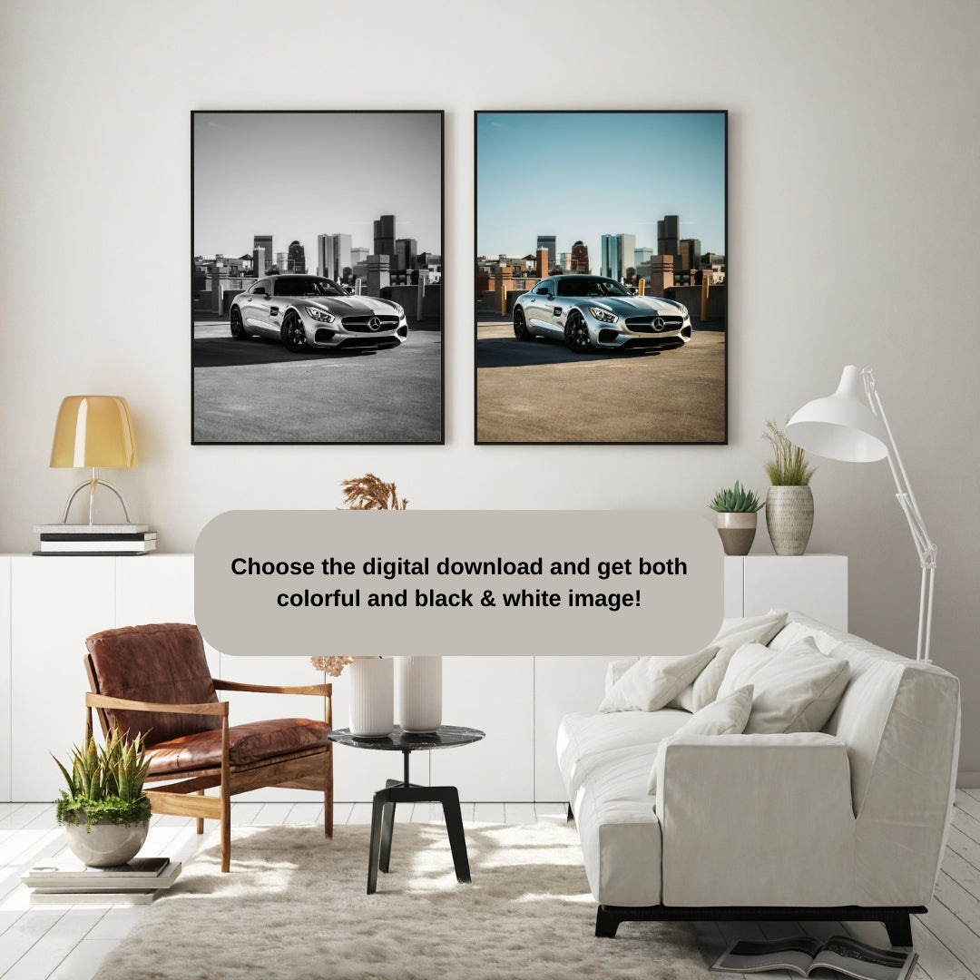 Mercedes AMG GT Poster