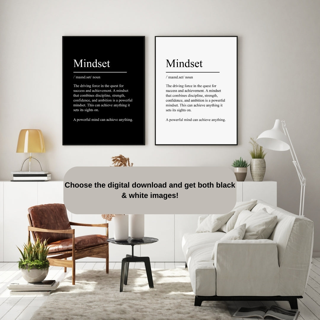 Motivational Poster "Mindset"