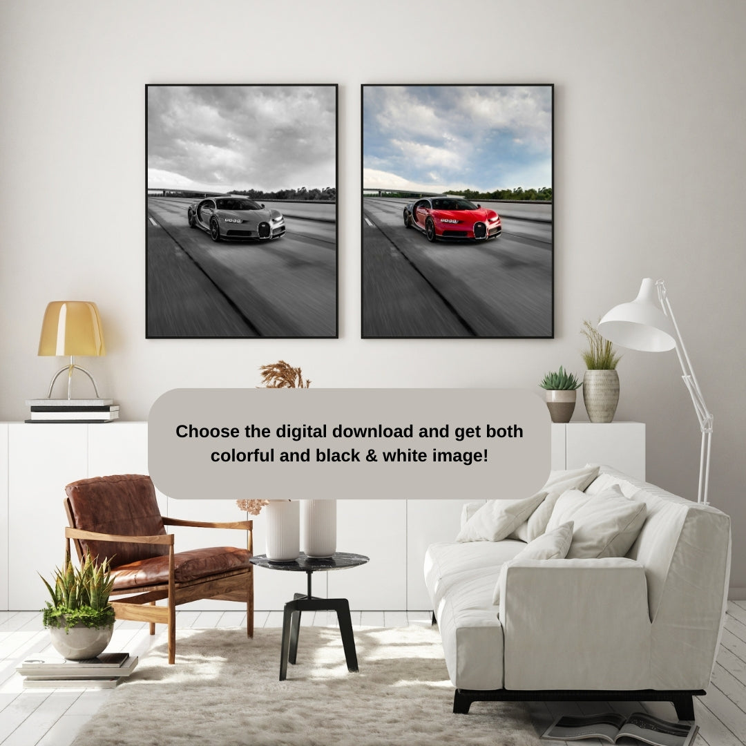 Bugatti Chiron Poster
