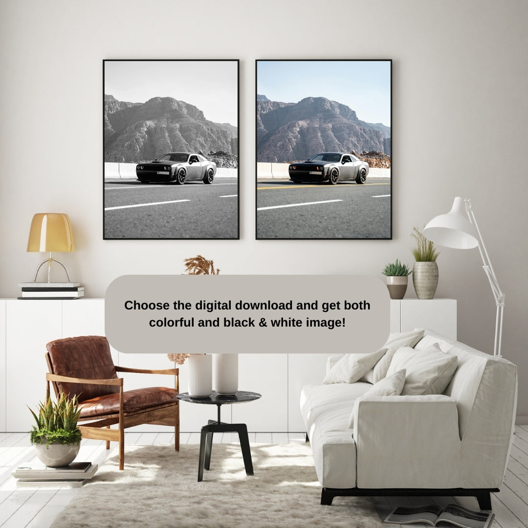 Dodge Challenger Poster
