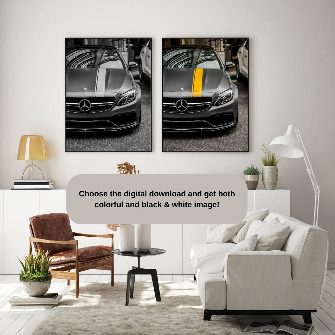 Mercedes C63 AMG Poster