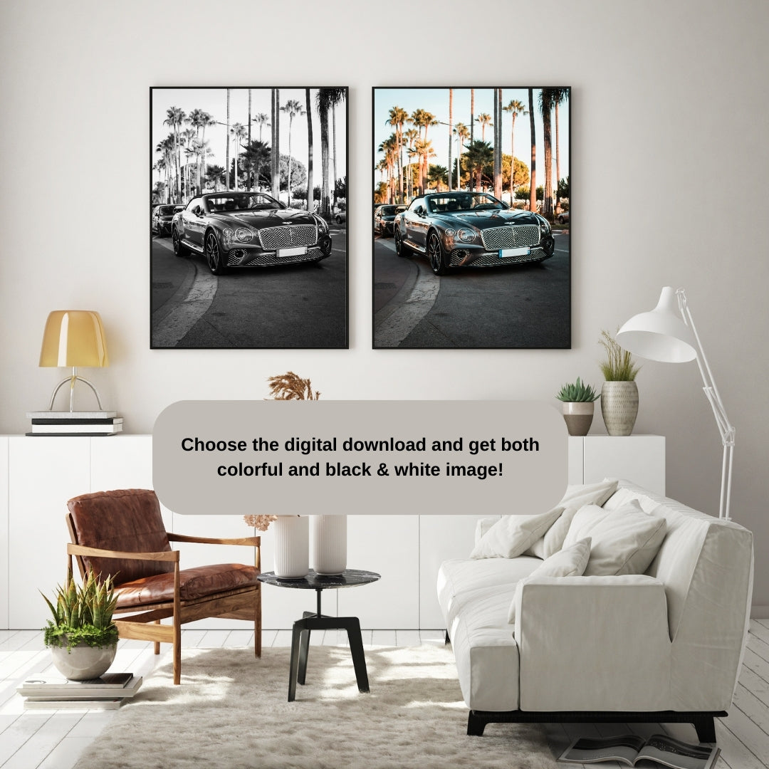 Bentley Continental Poster