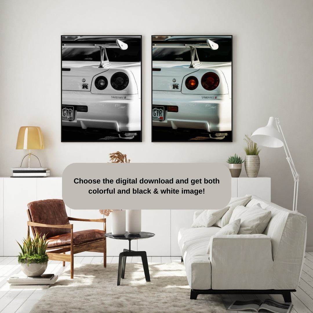 Nissan GTR Poster