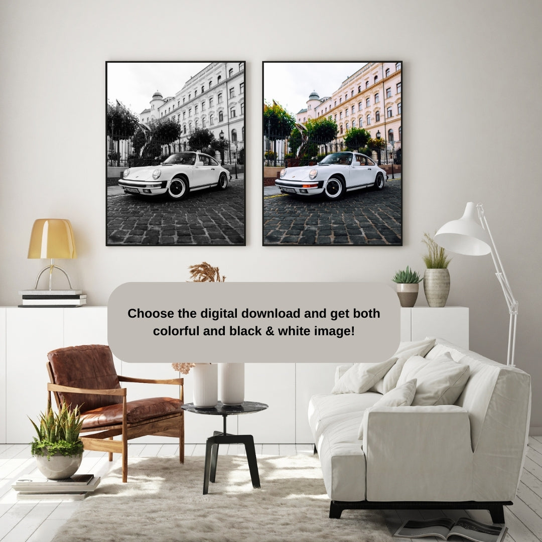 Vintage Porsche Poster