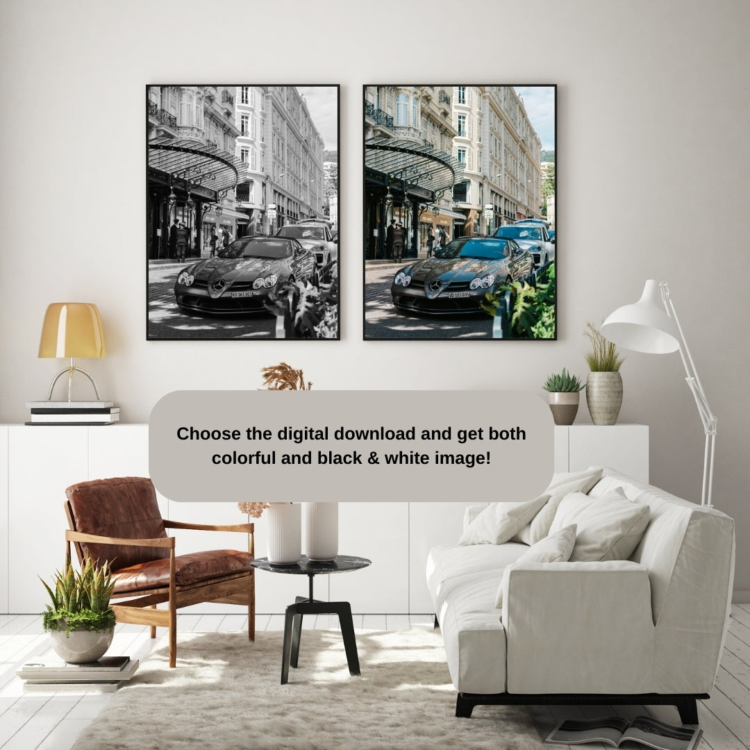 Mercedes SLR Poster