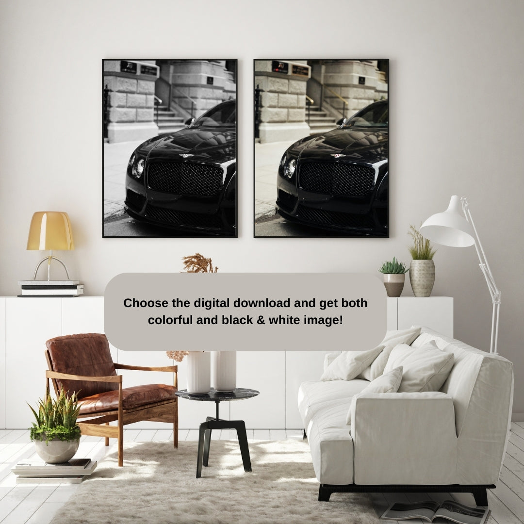 Bentley Continental Poster