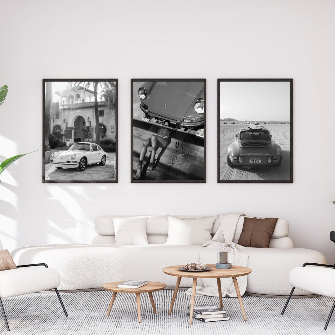 Vintage Porsche Poster