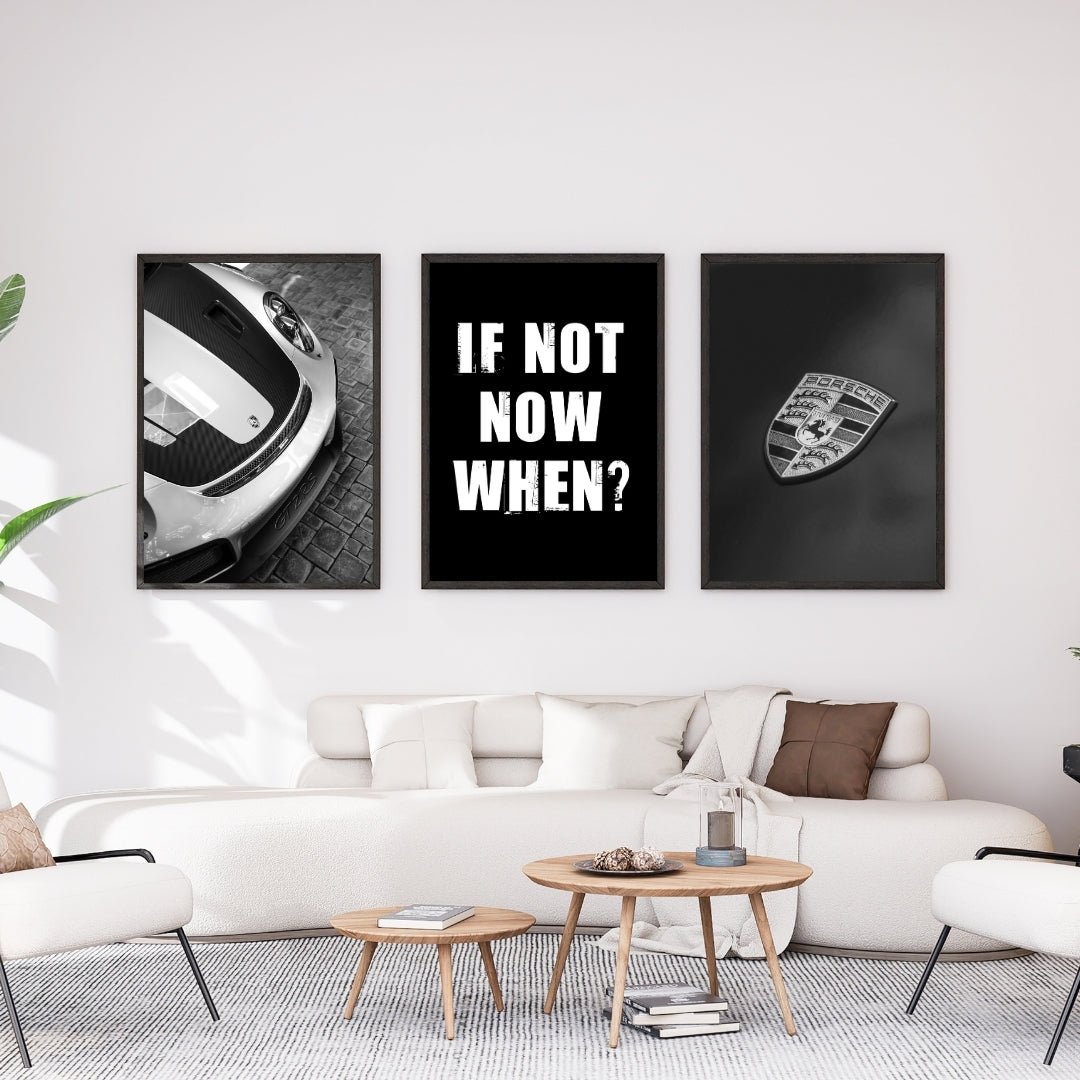 Motivational Poster "If Not Now When?"