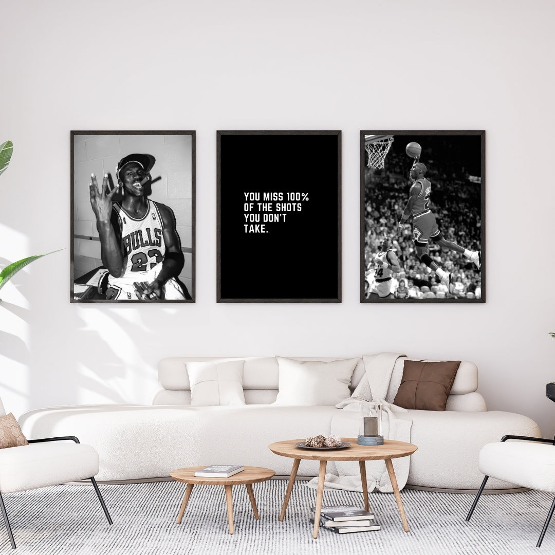 Motivational Poster "You Miss 100% Of The Shots"