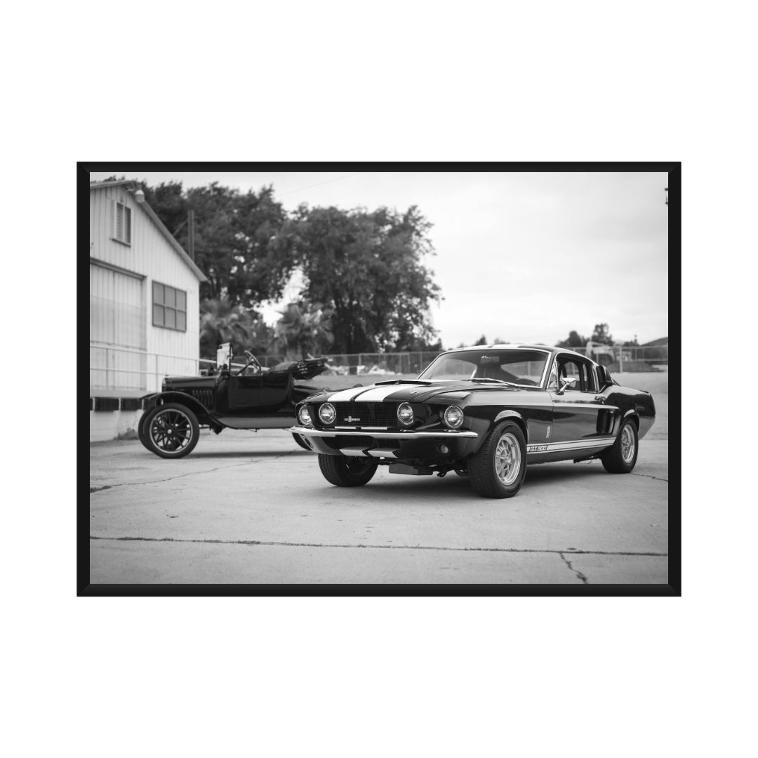 Vintage Ford Mustang Poster