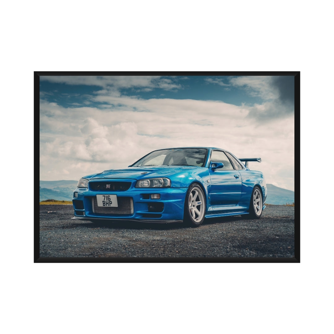 Nissan GTR Poster