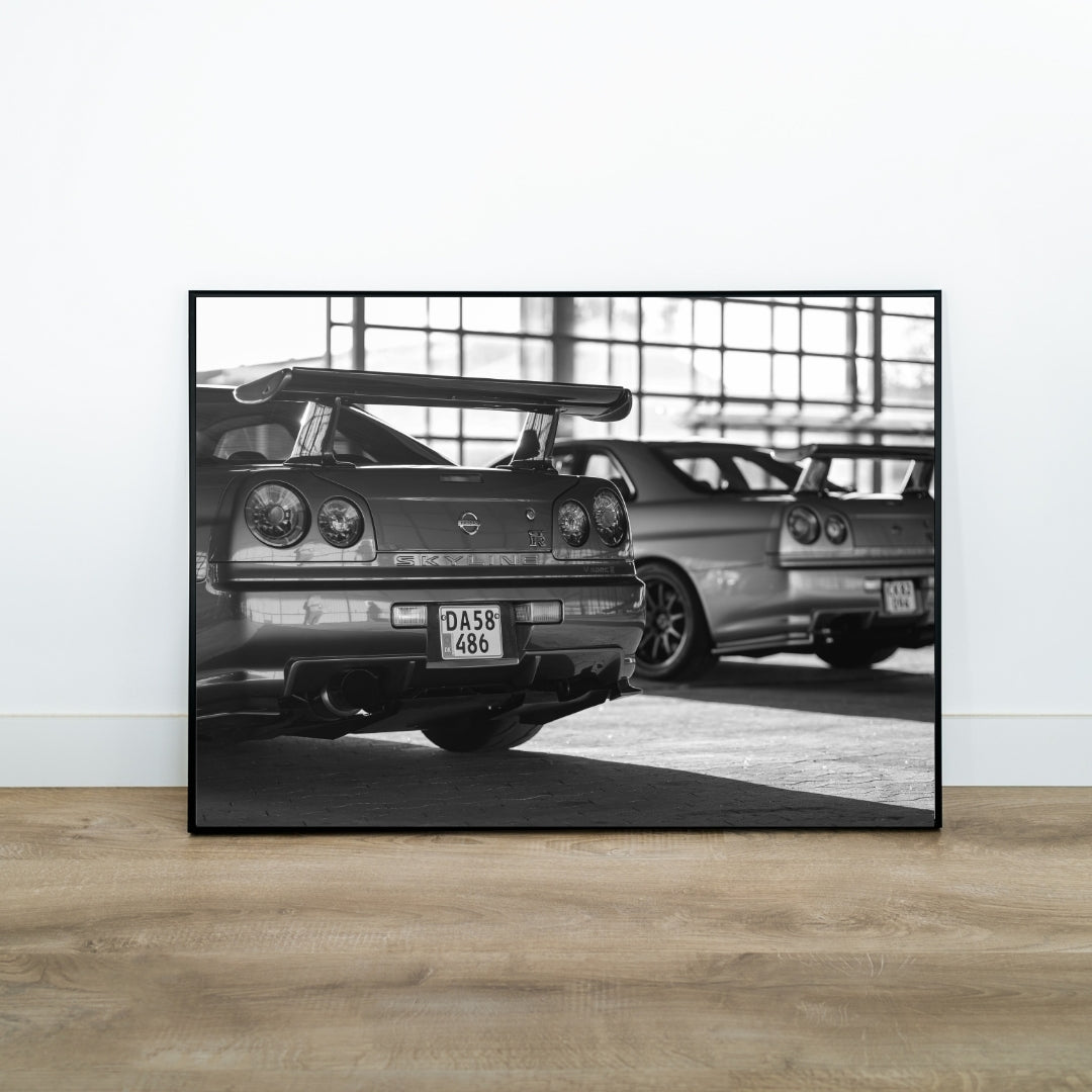Vintage Nissan GTR Poster