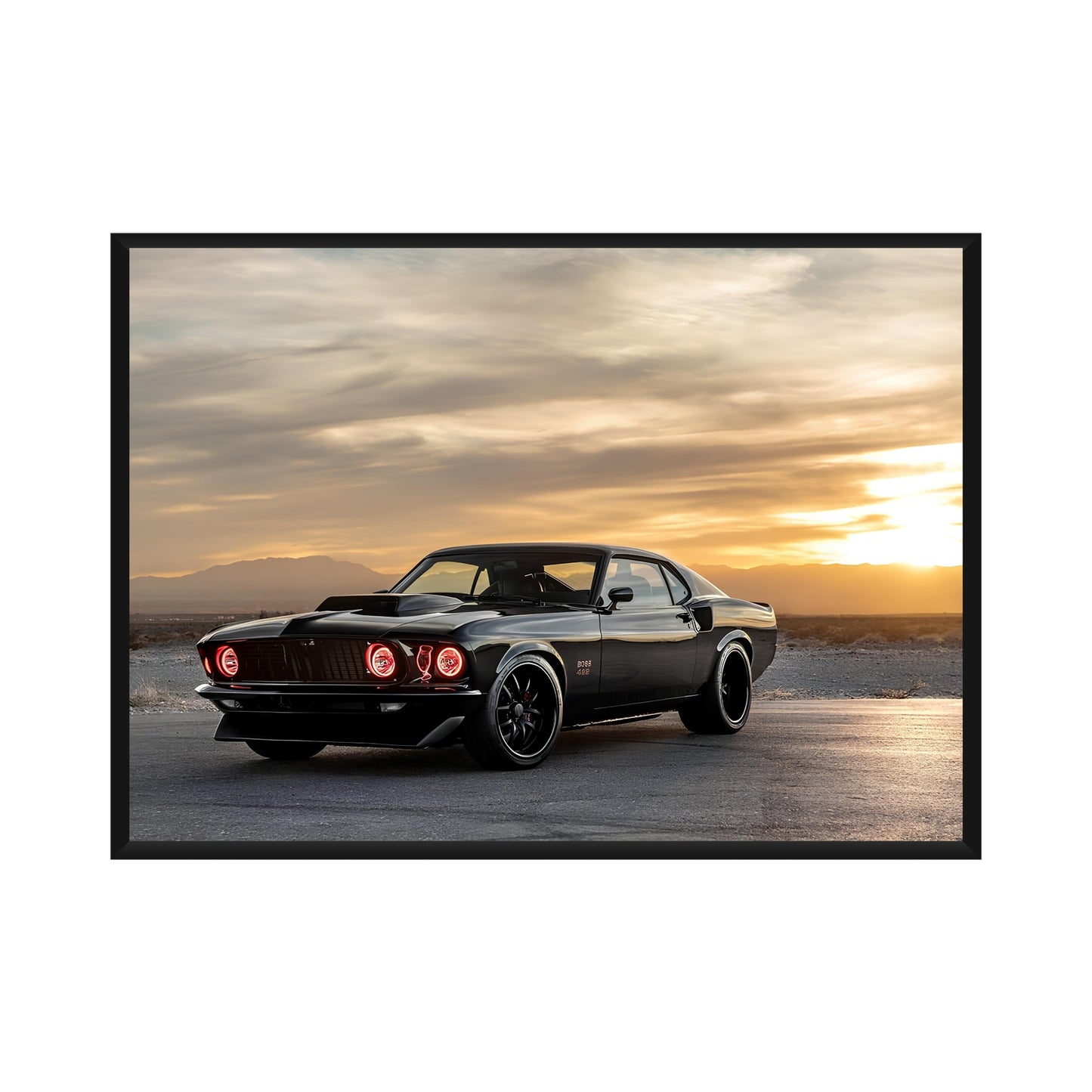 Vintage Ford Mustang Poster