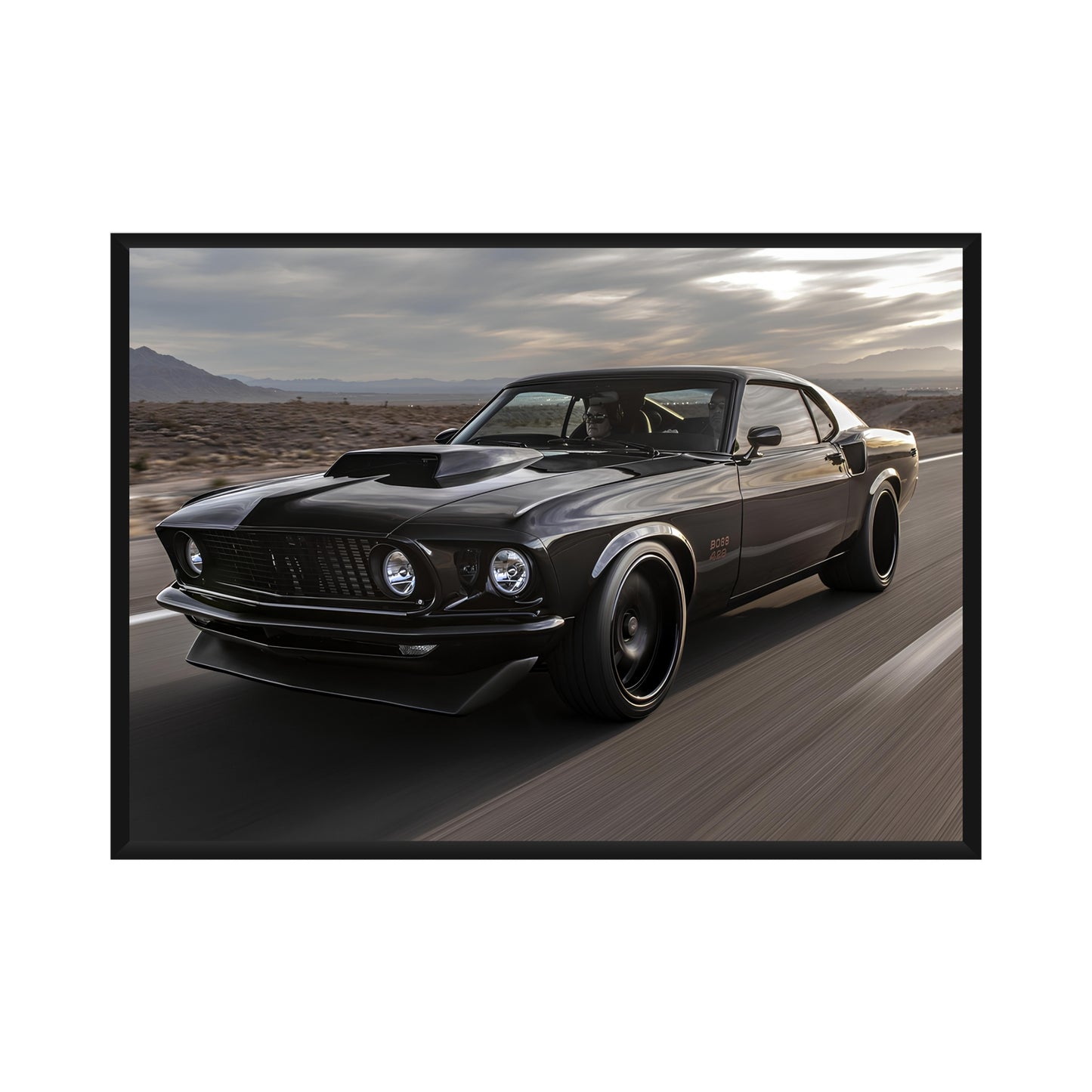 Vintage Ford Mustang Poster
