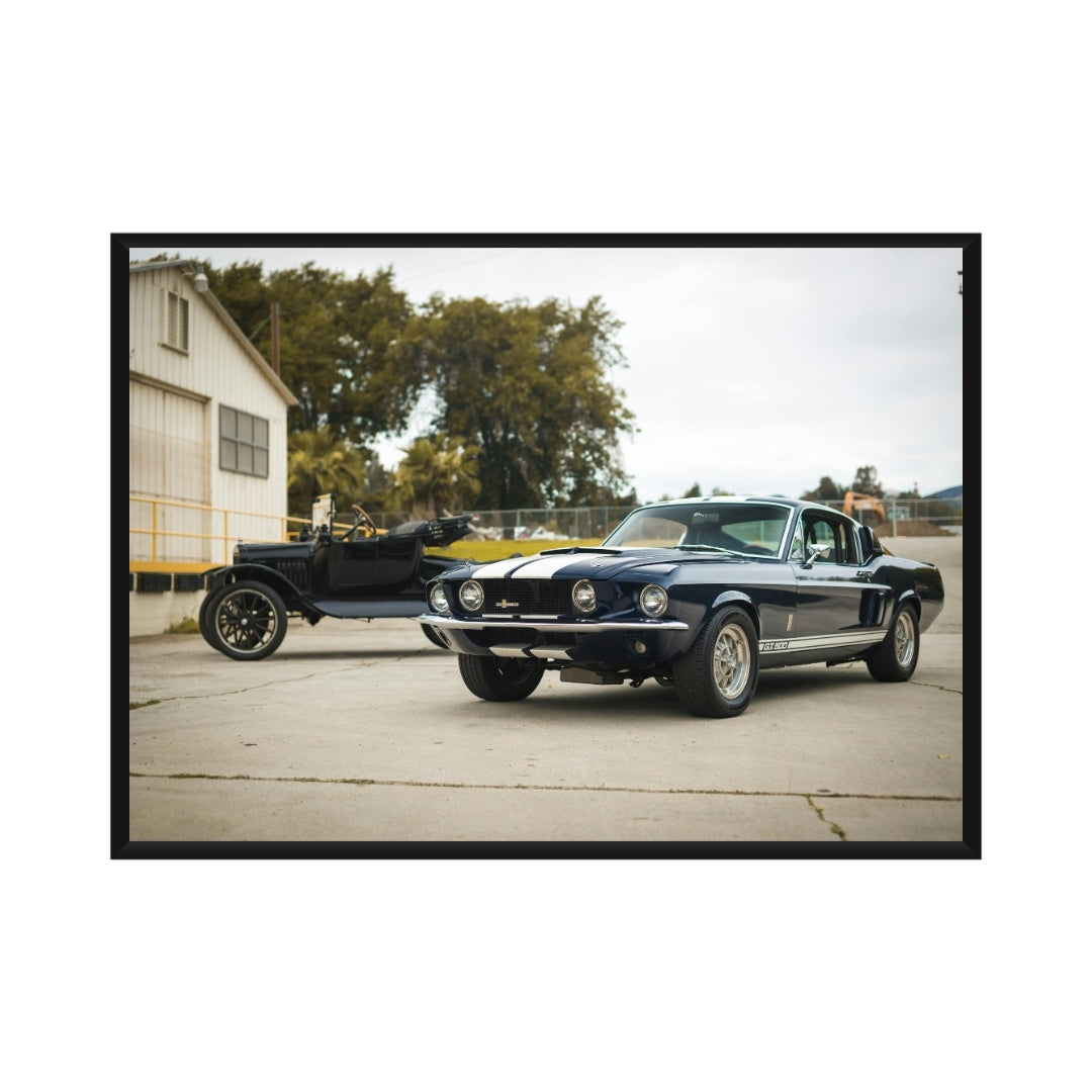 Vintage Ford Mustang Poster
