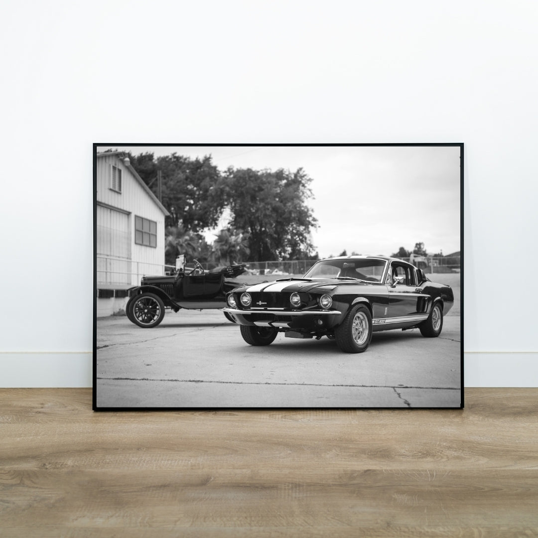 Vintage Ford Mustang Poster