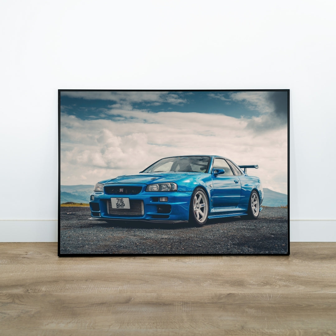 Nissan GTR Poster