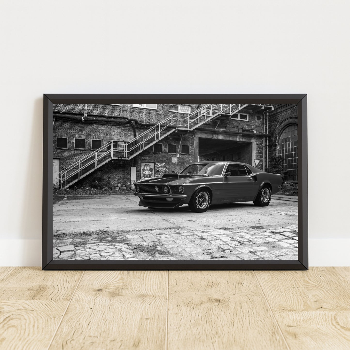 Vintage Ford Mustang Poster