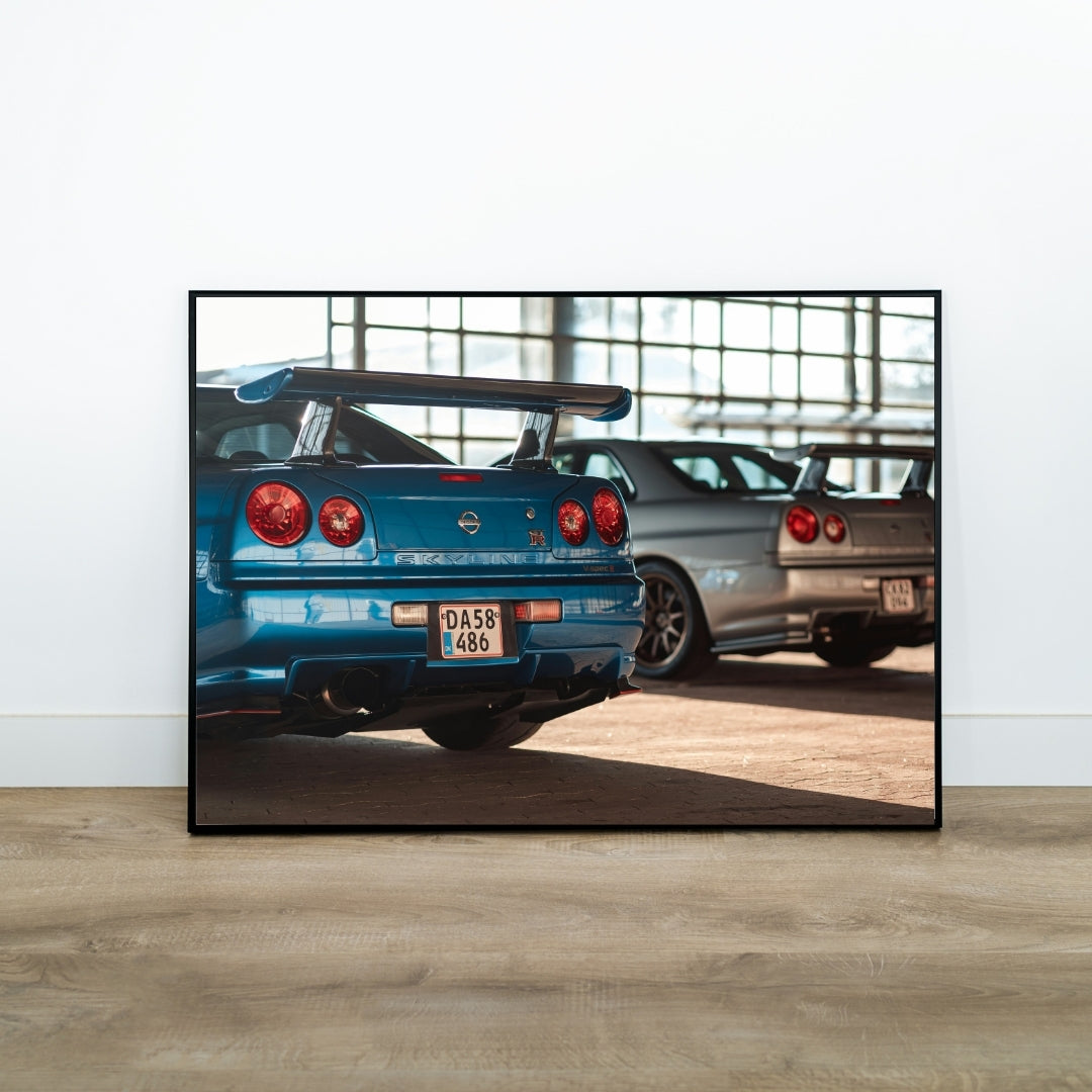 Vintage Nissan GTR Poster