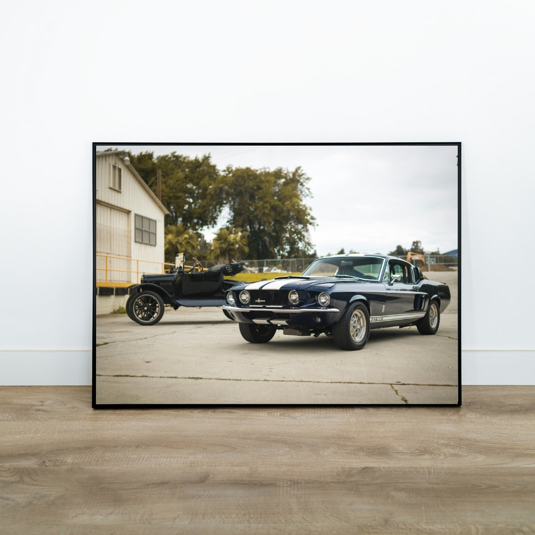 Vintage Ford Mustang Poster