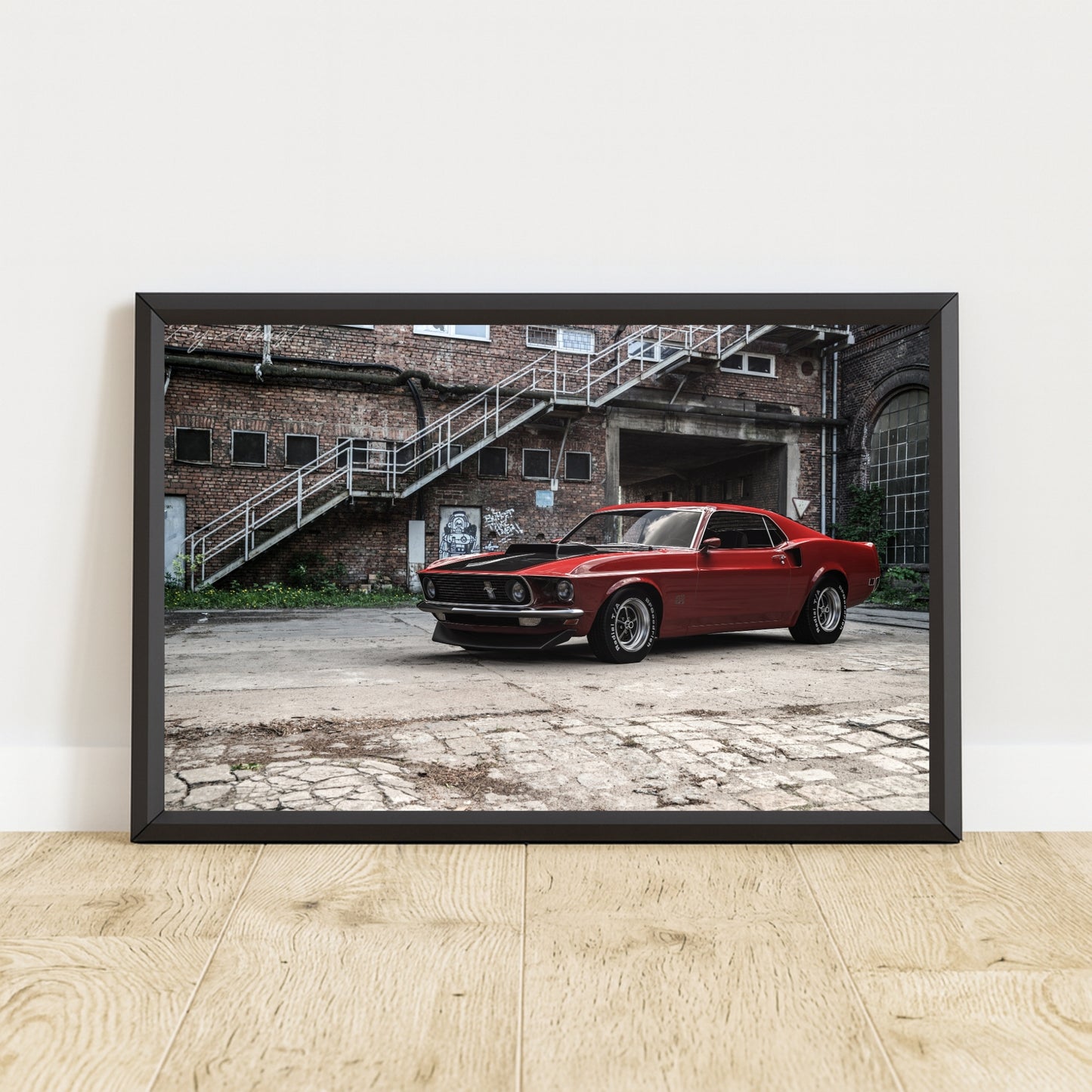 Vintage Ford Mustang Poster
