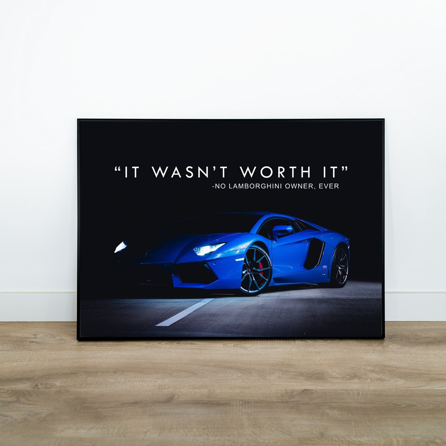 Motivational Poster "It Wasn't Worth It"