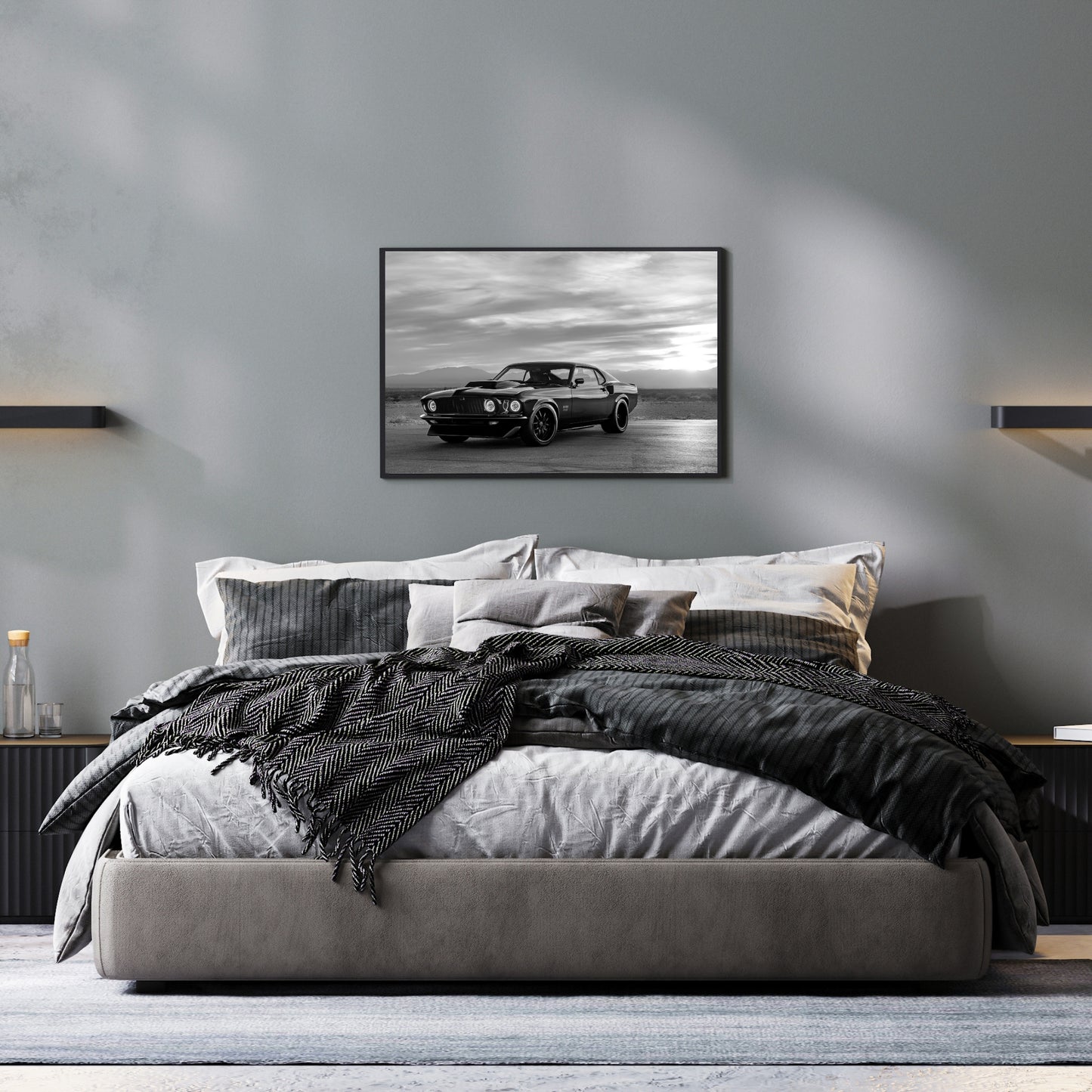 Vintage Ford Mustang Poster