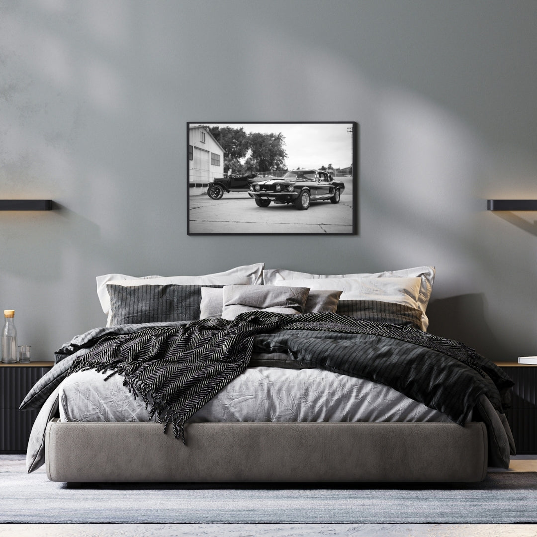 Vintage Ford Mustang Poster