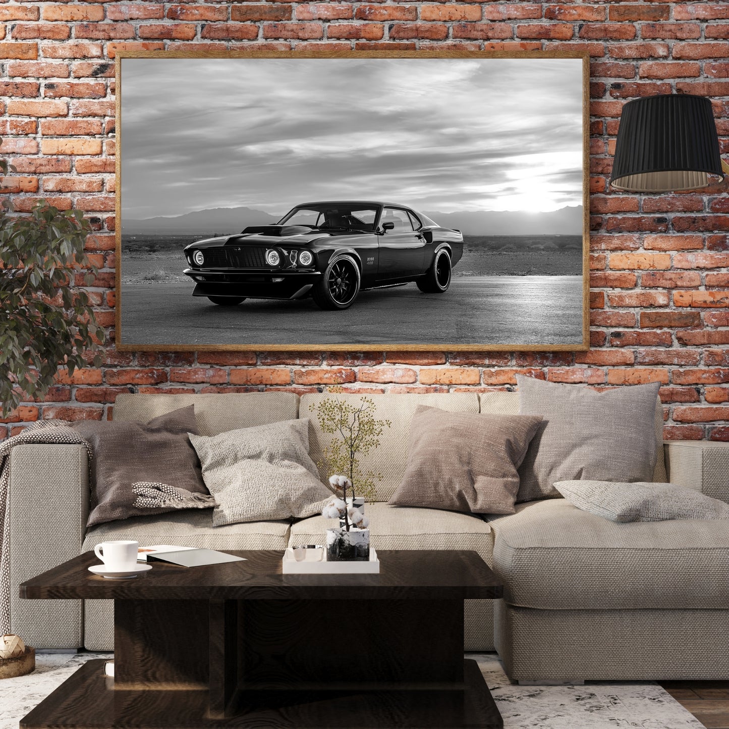 Vintage Ford Mustang Poster