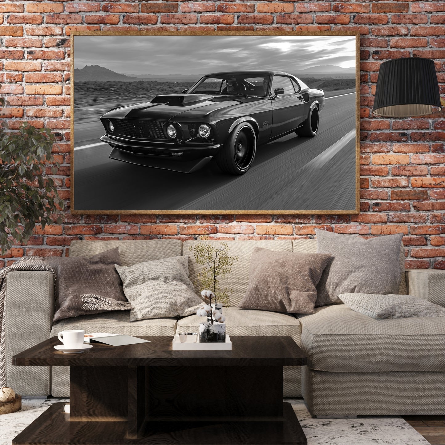 Vintage Ford Mustang Poster