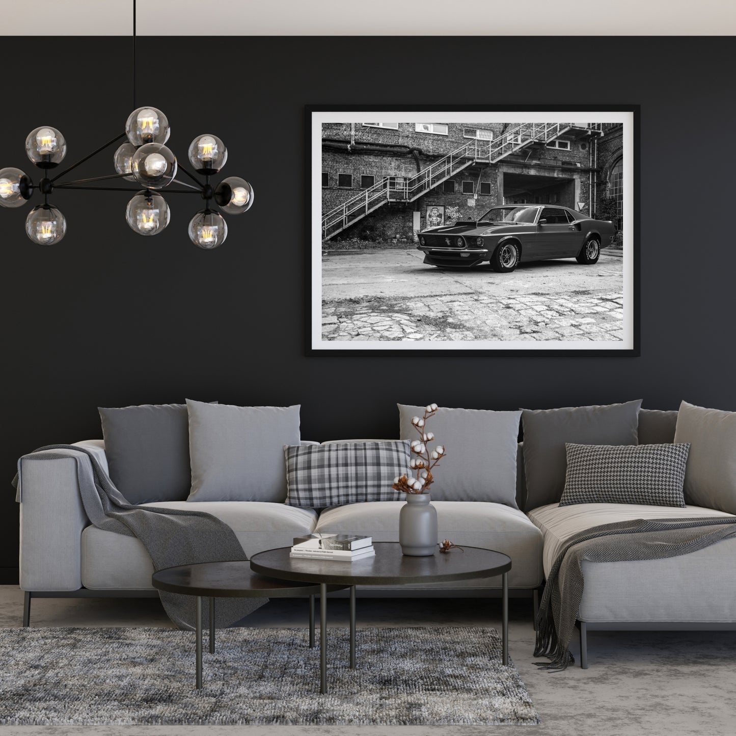 Vintage Ford Mustang Poster