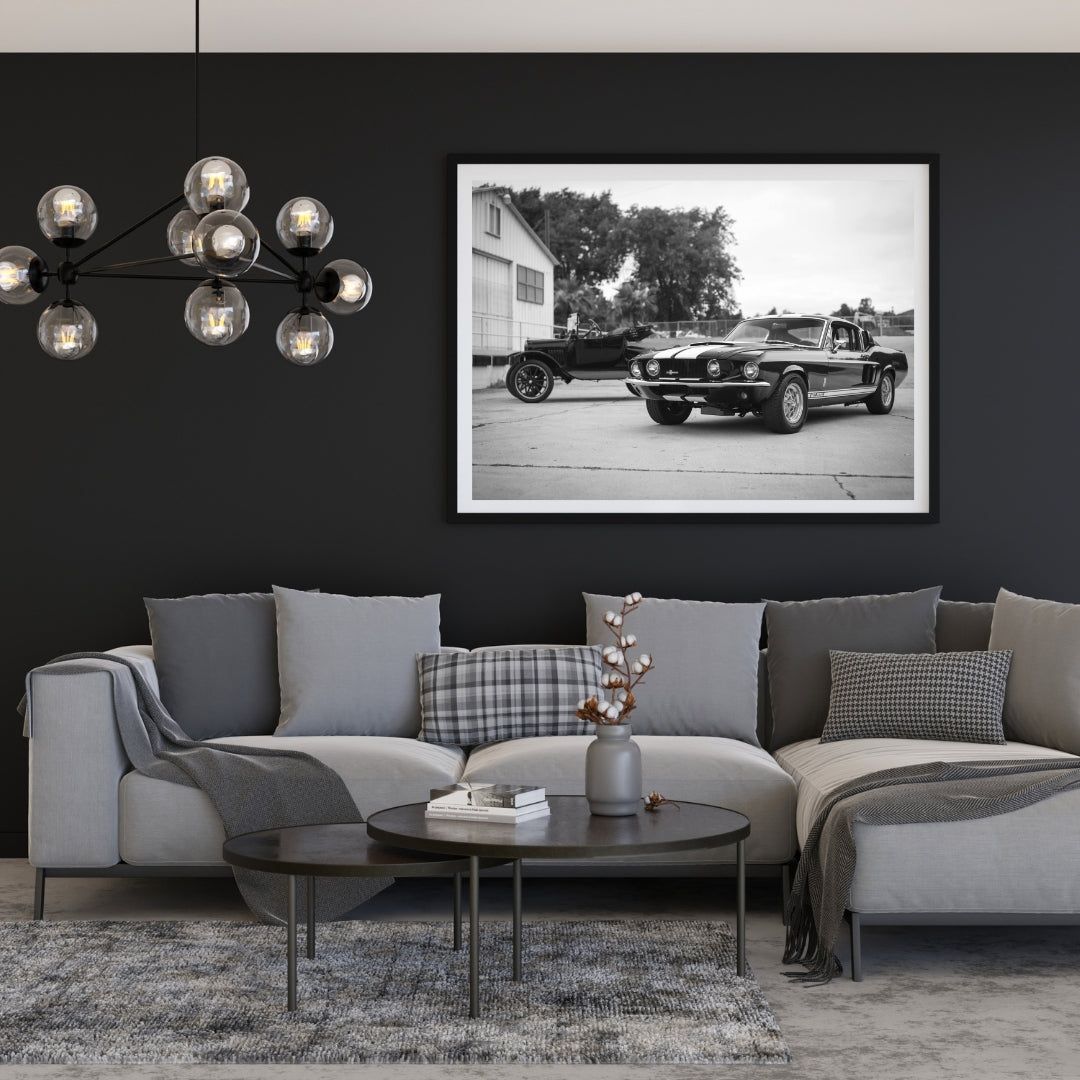 Vintage Ford Mustang Poster