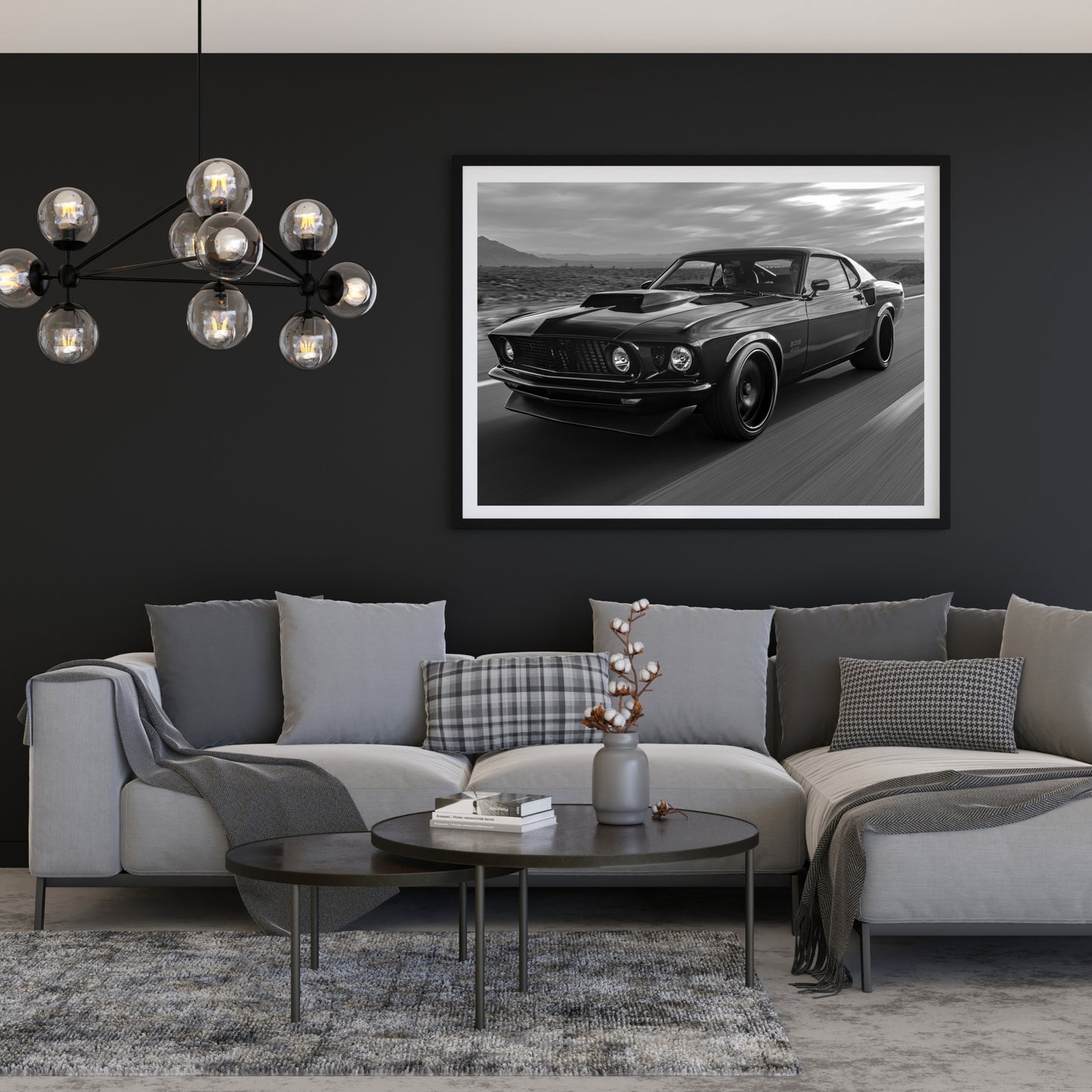 Vintage Ford Mustang Poster