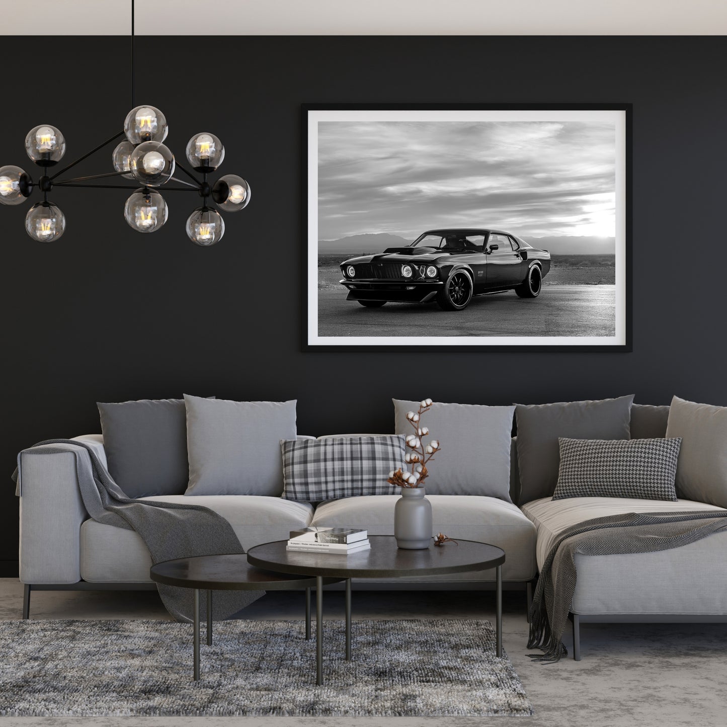 Vintage Ford Mustang Poster