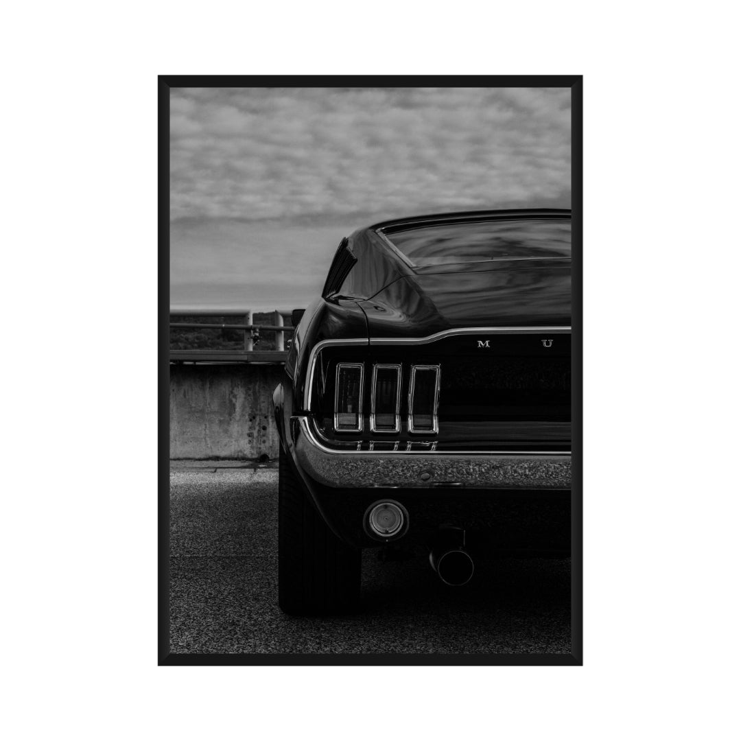 Vintage Ford Mustang Poster