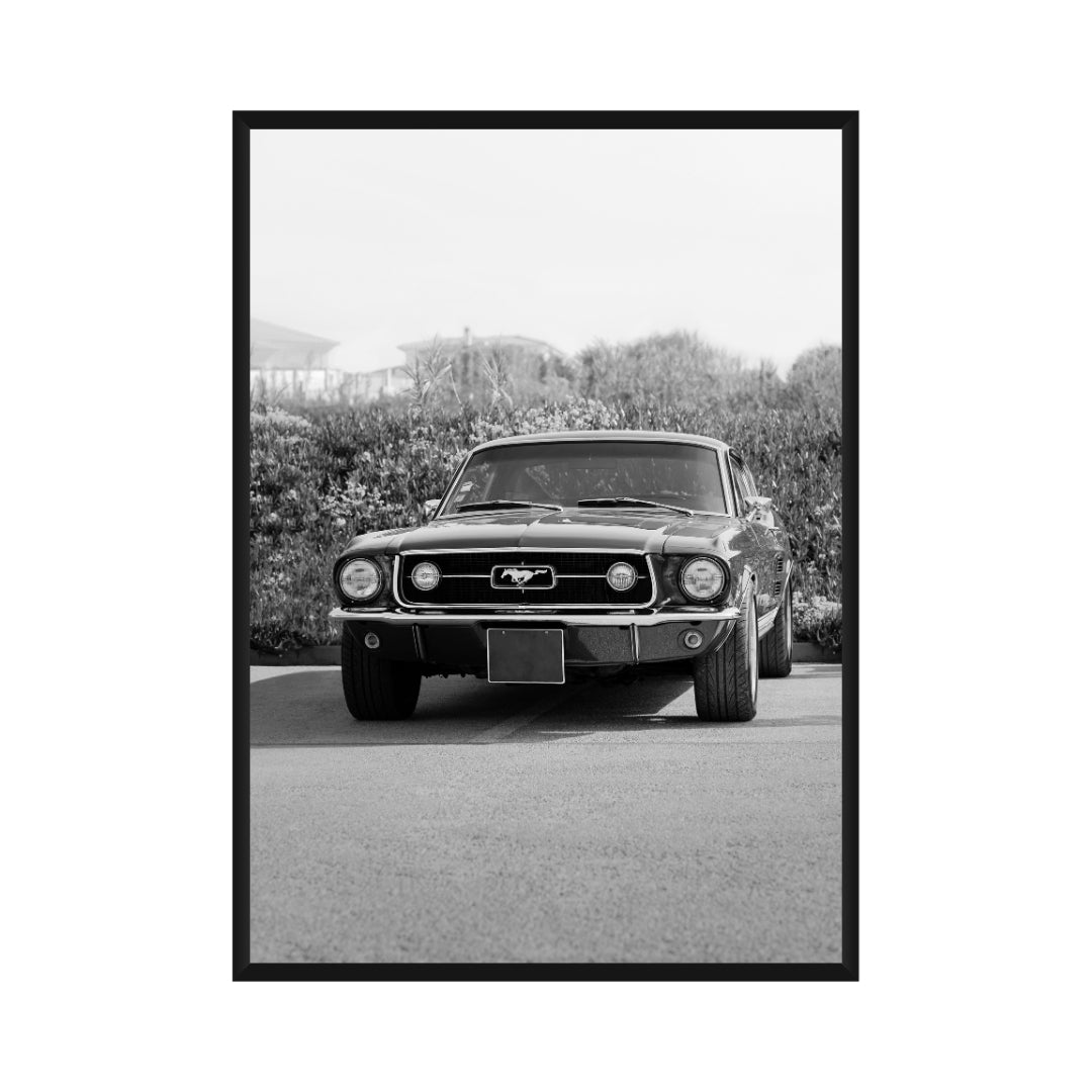 Vintage Ford Mustang Poster