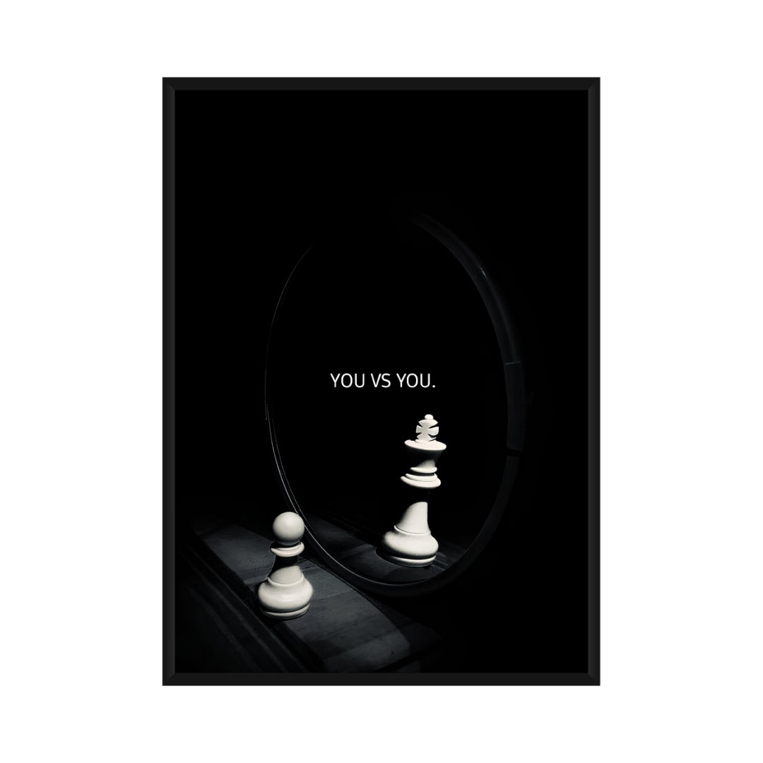 Motivational Poster "You vs You"