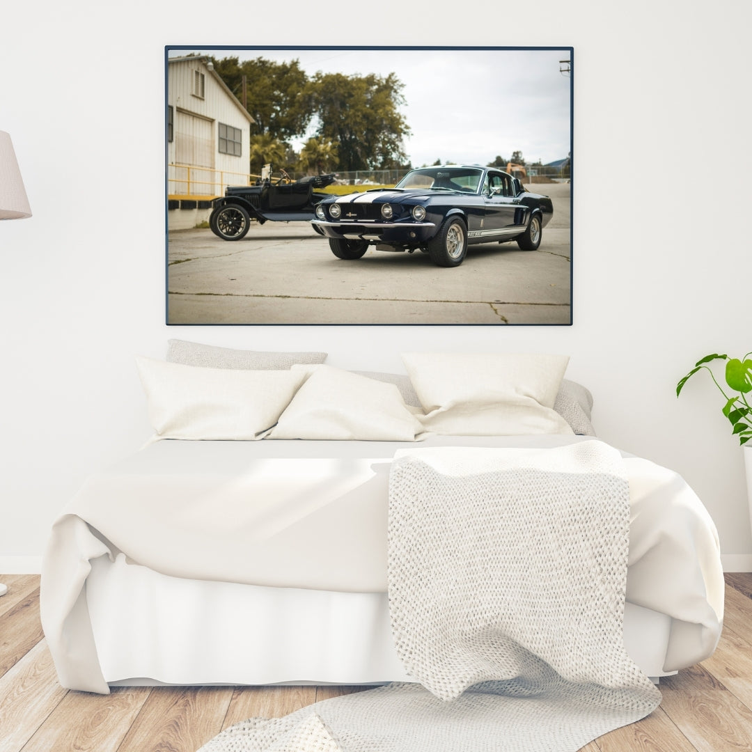 Vintage Ford Mustang Poster