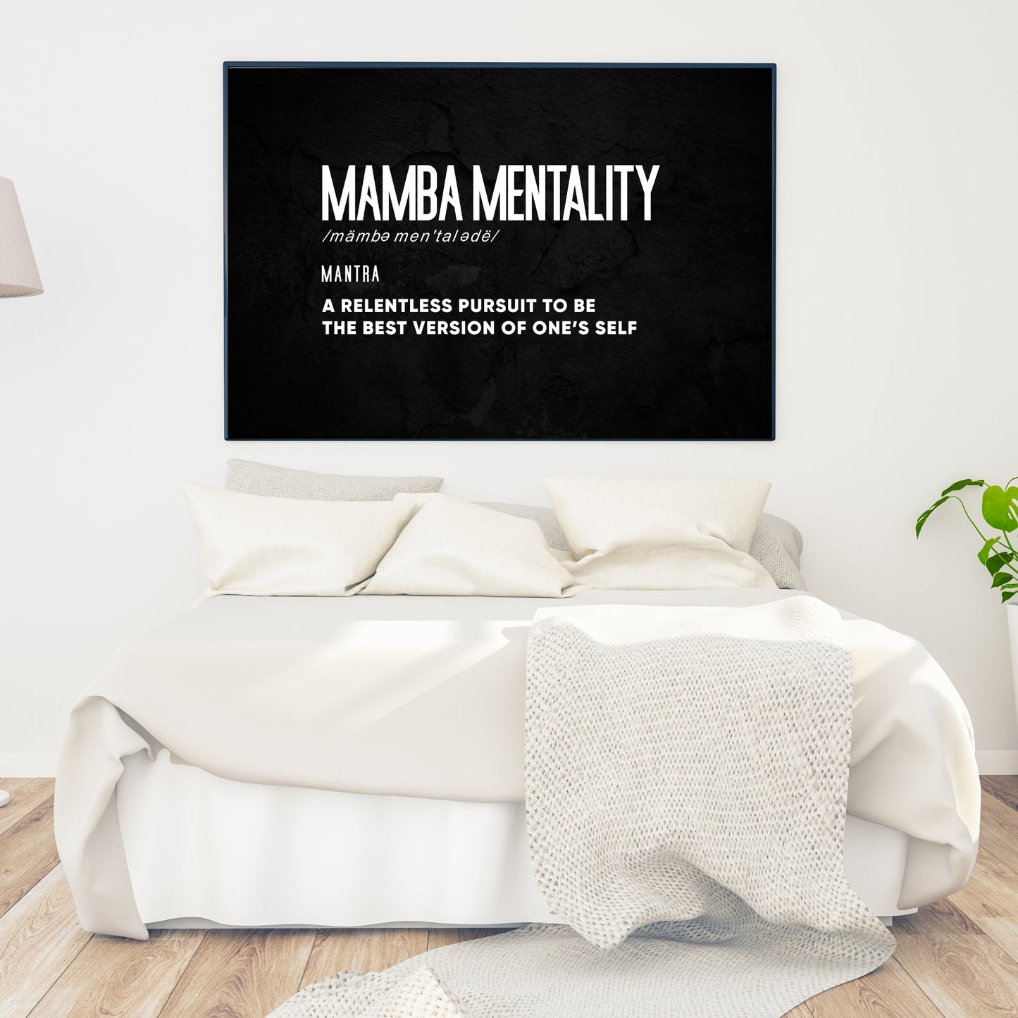 Motivational Poster "Black Mamba Mentality"