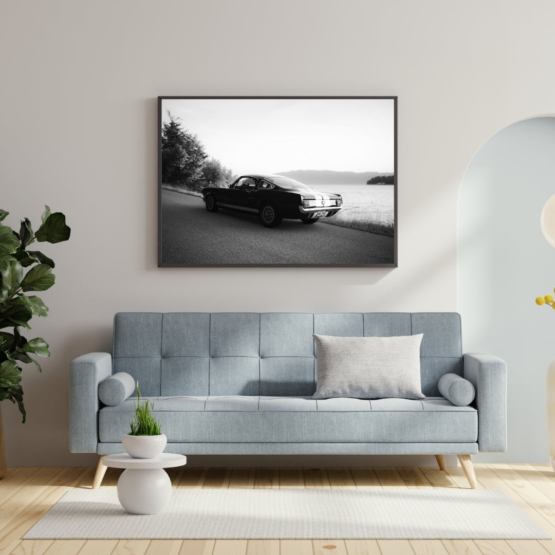 Vintage Ford Mustang Poster