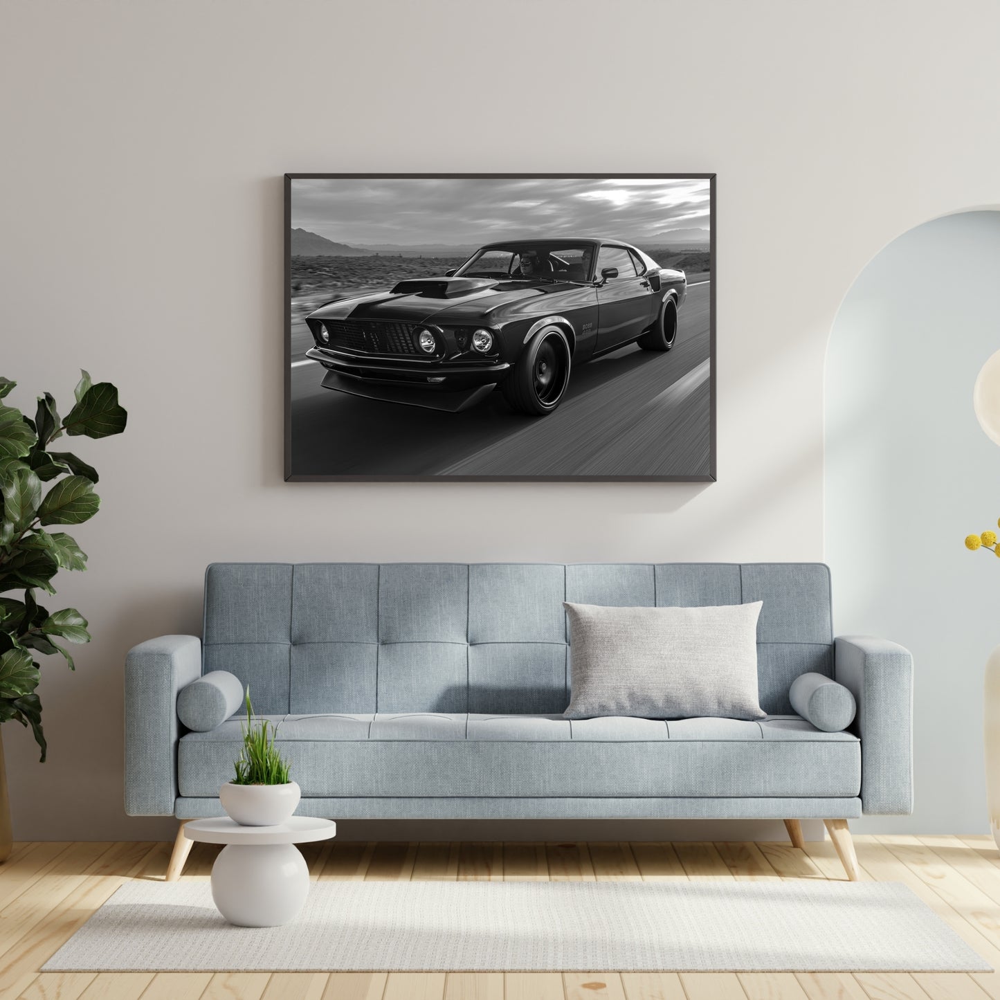 Vintage Ford Mustang Poster