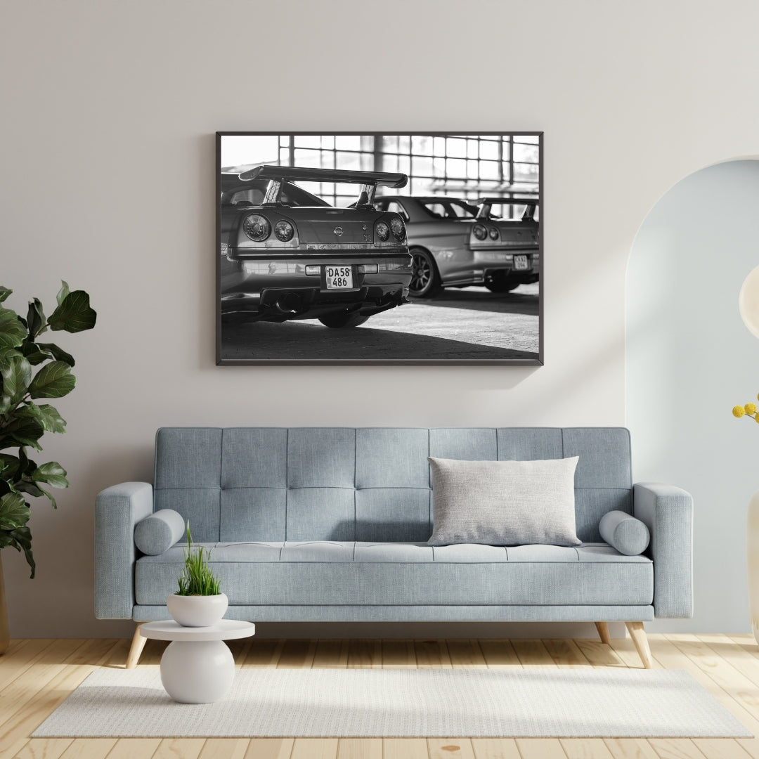 Vintage Nissan GTR Poster
