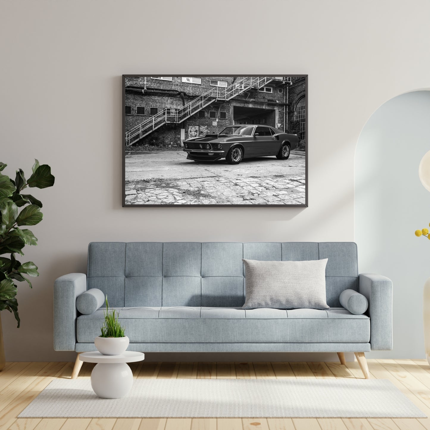 Vintage Ford Mustang Poster