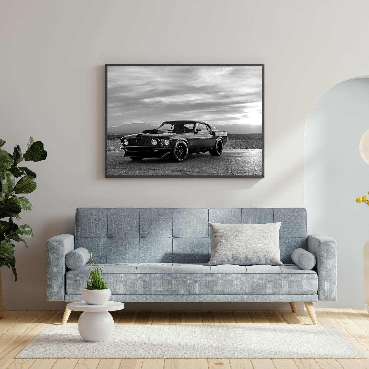 Vintage Ford Mustang Poster