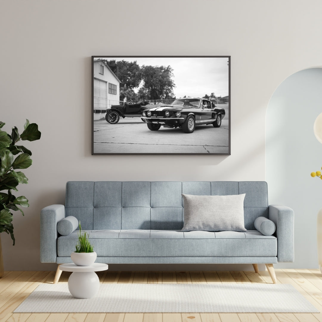 Vintage Ford Mustang Poster