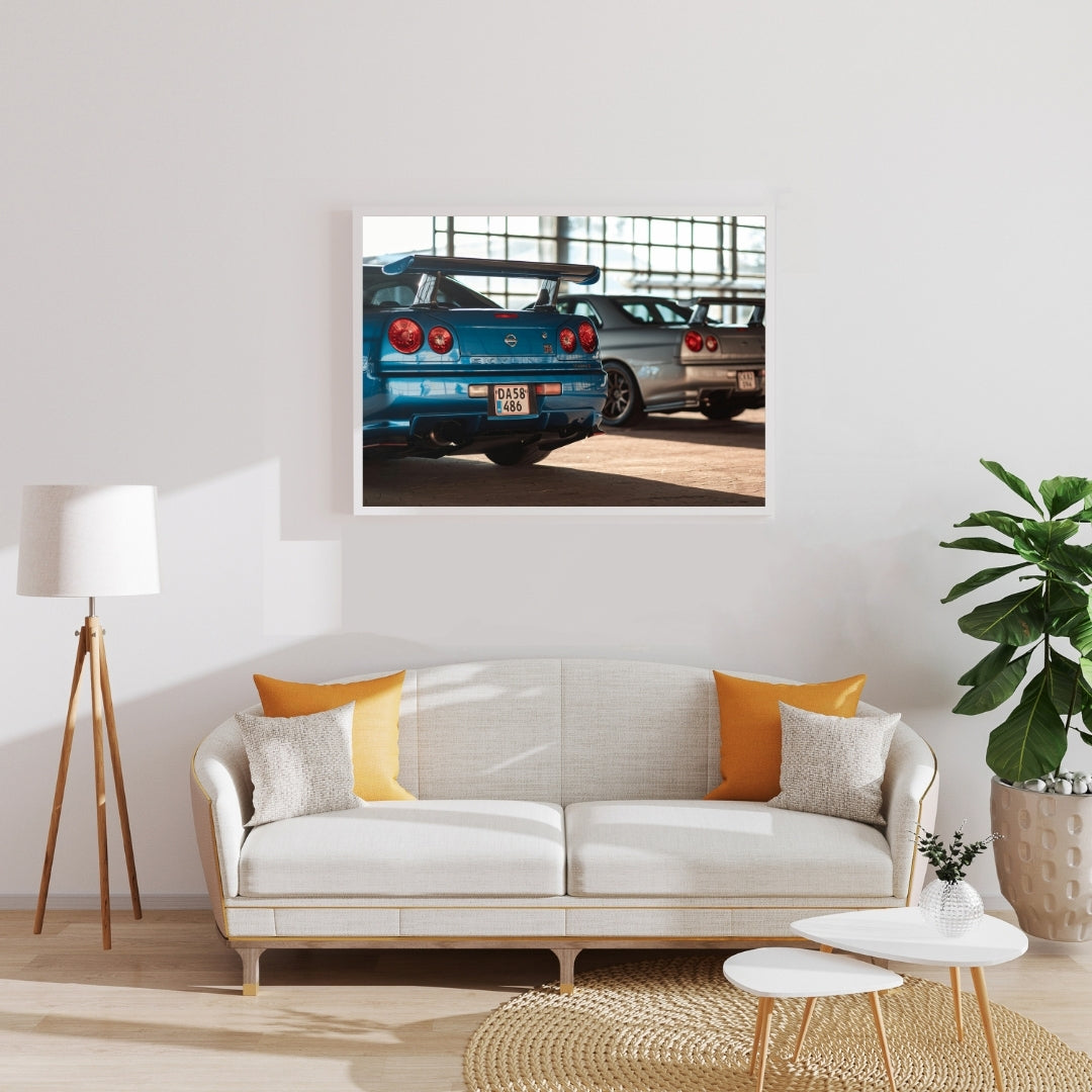 Vintage Nissan GTR Poster