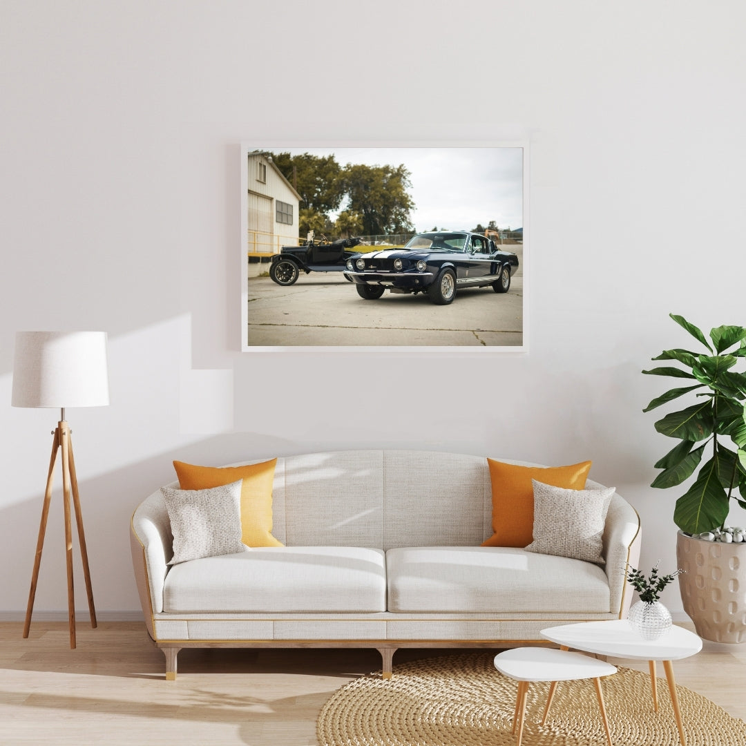 Vintage Ford Mustang Poster
