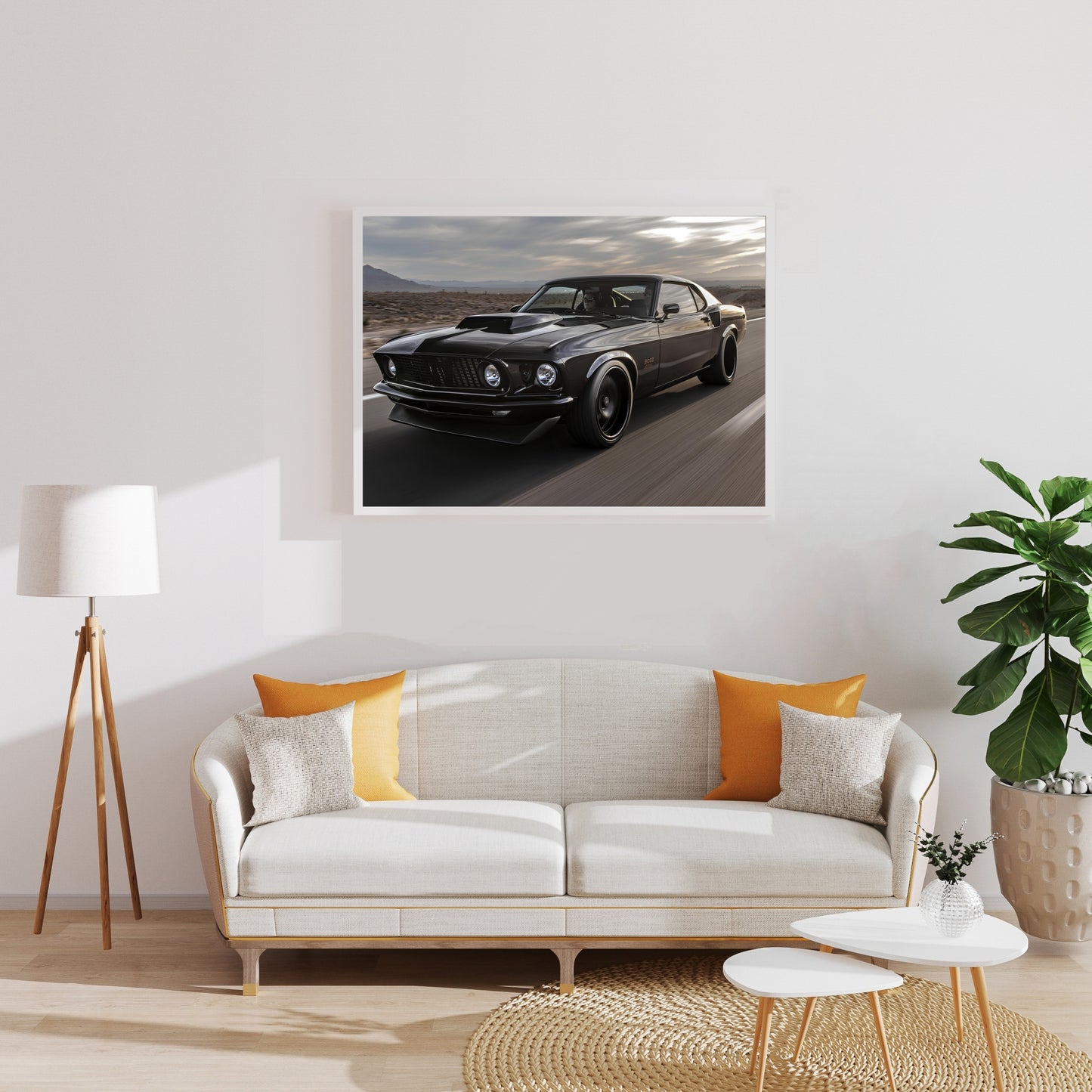 Vintage Ford Mustang Poster